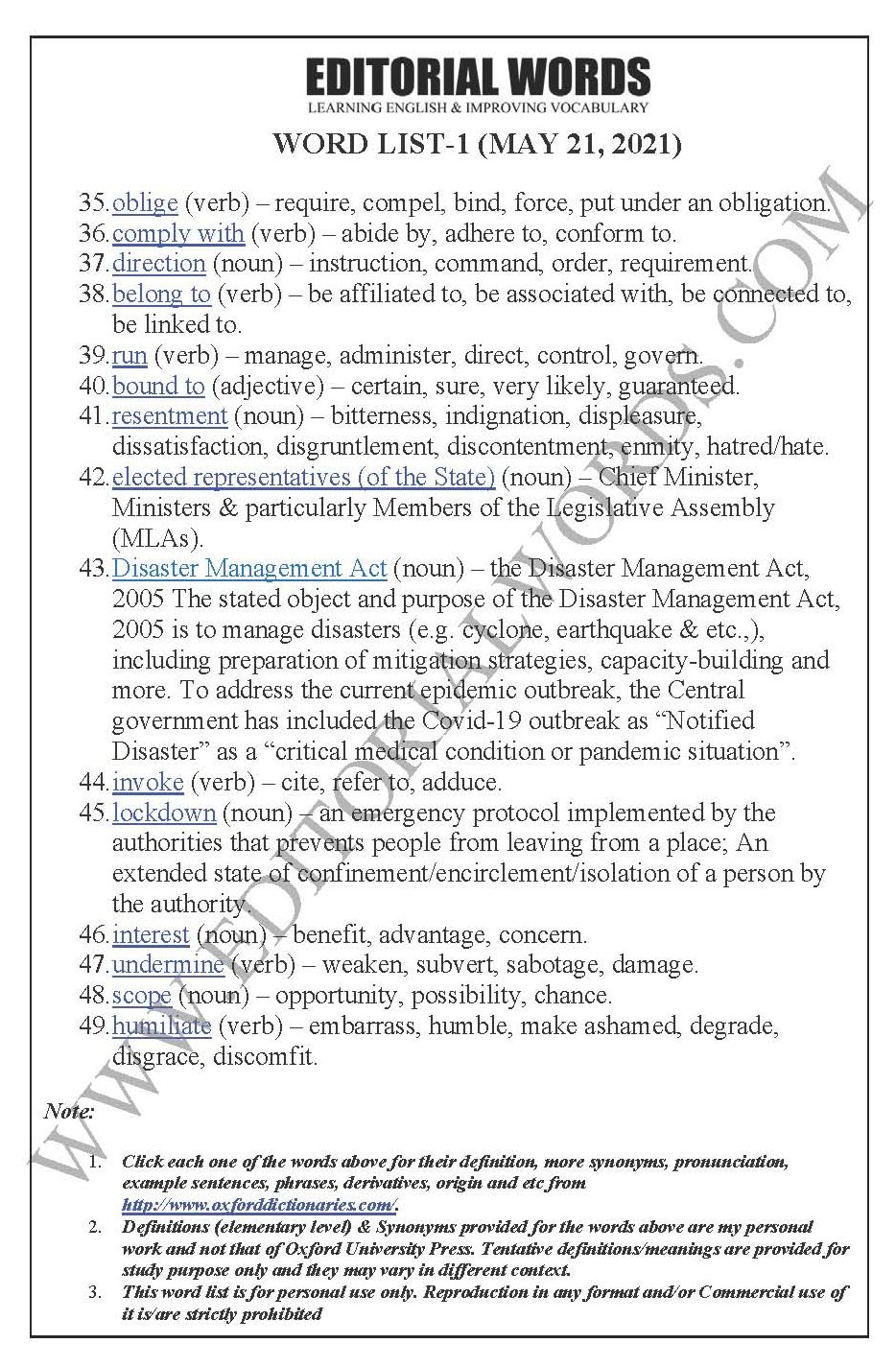 The Hindu Editorial (Circumvention) – May 21, 2021