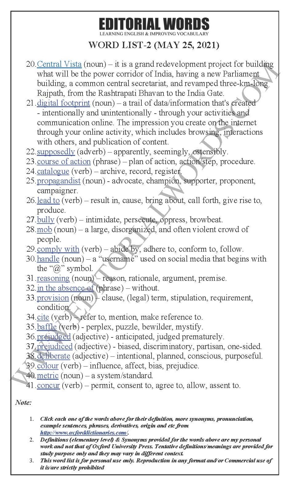 The Hindu Editorial (Character challenge) – May 25, 2021