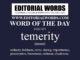 Word of the Day (temerity)-02JUN21