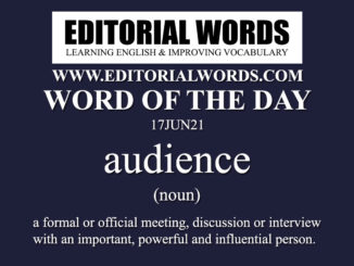 Word of the Day (audience)-17JUN21
