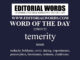 Word of the Day (temerity)-22NOV22