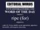 Word of the Day (ripe (for))-08FEB23