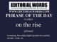 Phrase of the Day (on the rise)-07APR23