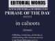 Phrase of the Day (in cahoots)-05JUN23