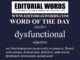 Word of the Day (dysfunctional)-10JUN23