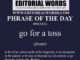 Phrase of the Day (go for a toss)-09MAR24