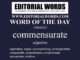 Word of the Day (commensurate)-14MAR24