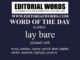 Word of the Day (lay bare)-01APR24