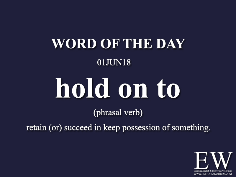 Word of the Day01JUN18  Editorial Words