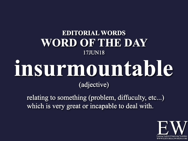 Word of the Day-17JUN18 - Editorial words
