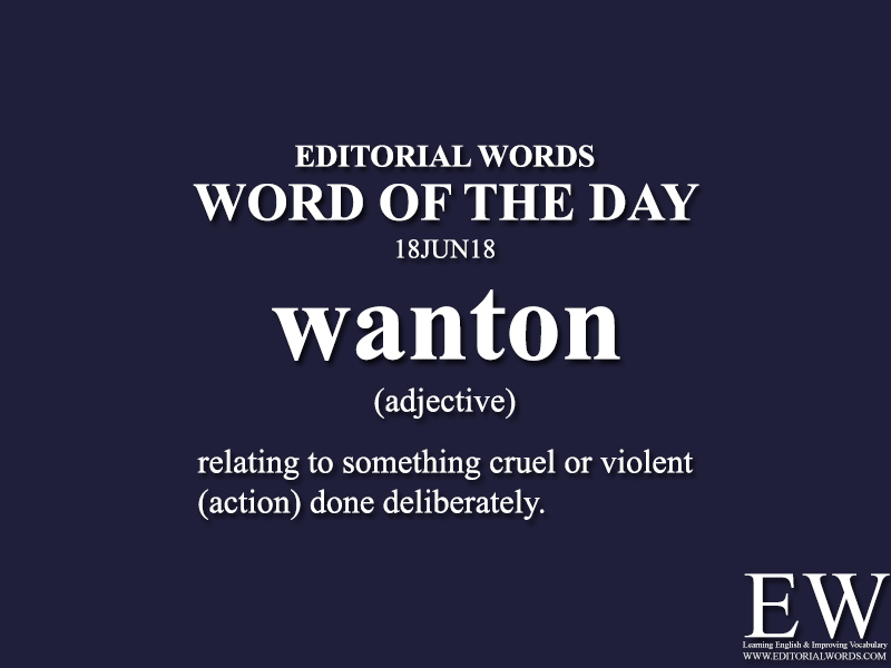 Word of the Day-18JUN18 - Editorial words