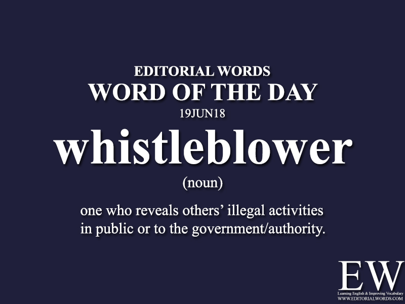 Word of the Day-19JUN18 - Editorial Words