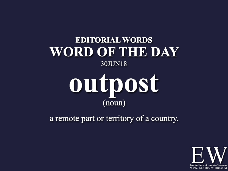 Word of the Day-30JUN18 - Editorial Words