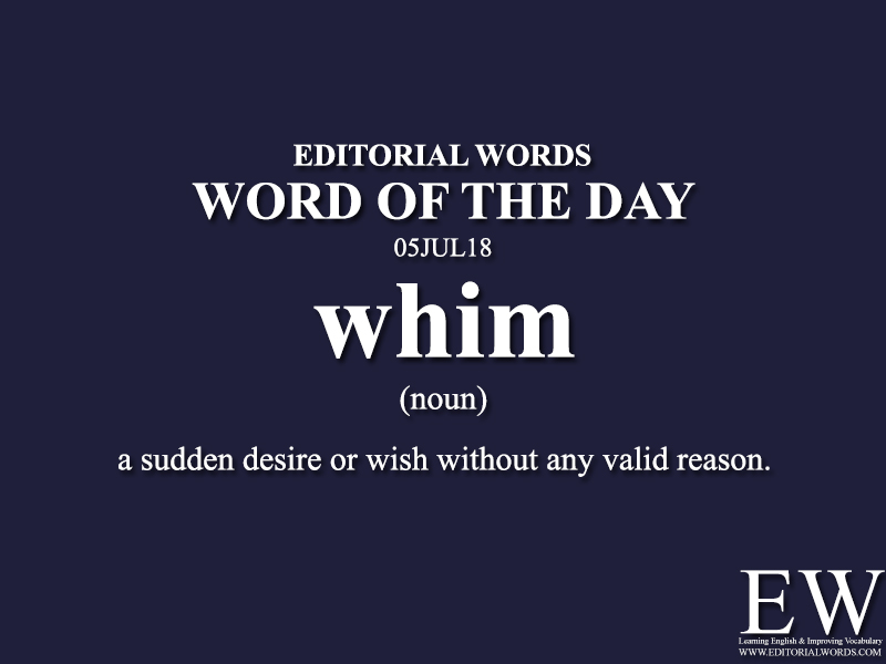 Word of the Day-05JUL18 - Editorial Words