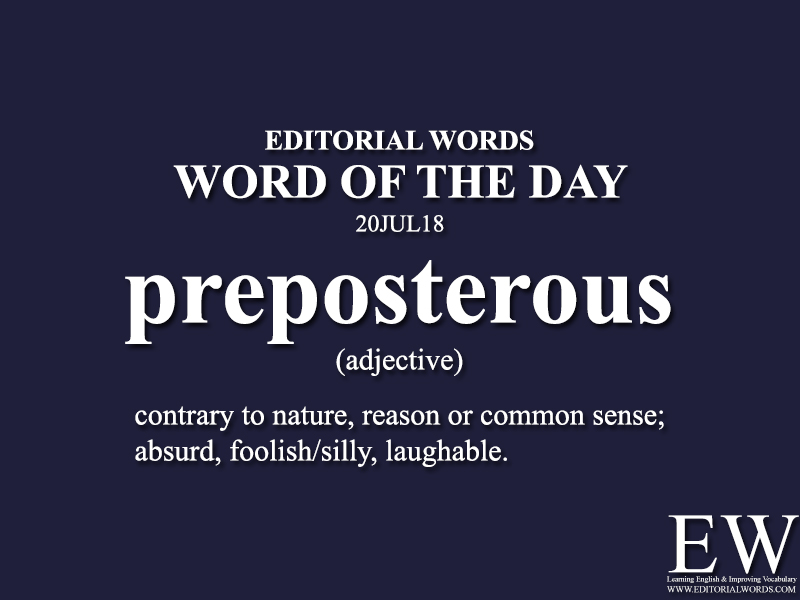 Word of the Day-20JUL18 - Editorial Words