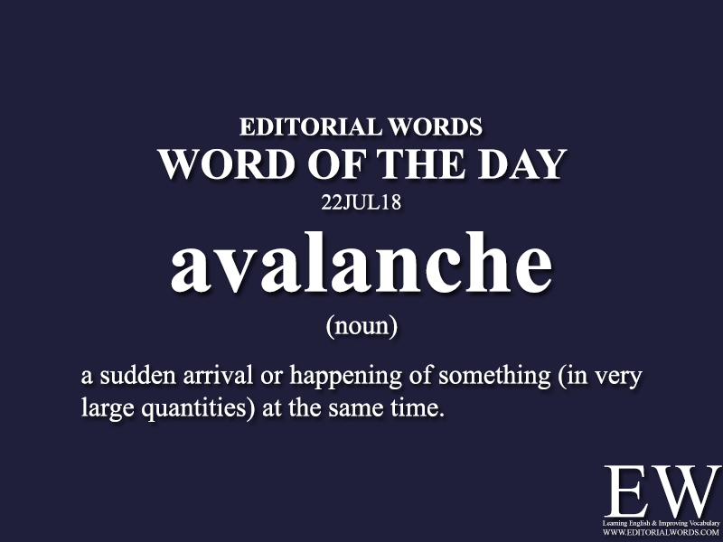 Word of the Day-22JUL18 - Editorial Words
