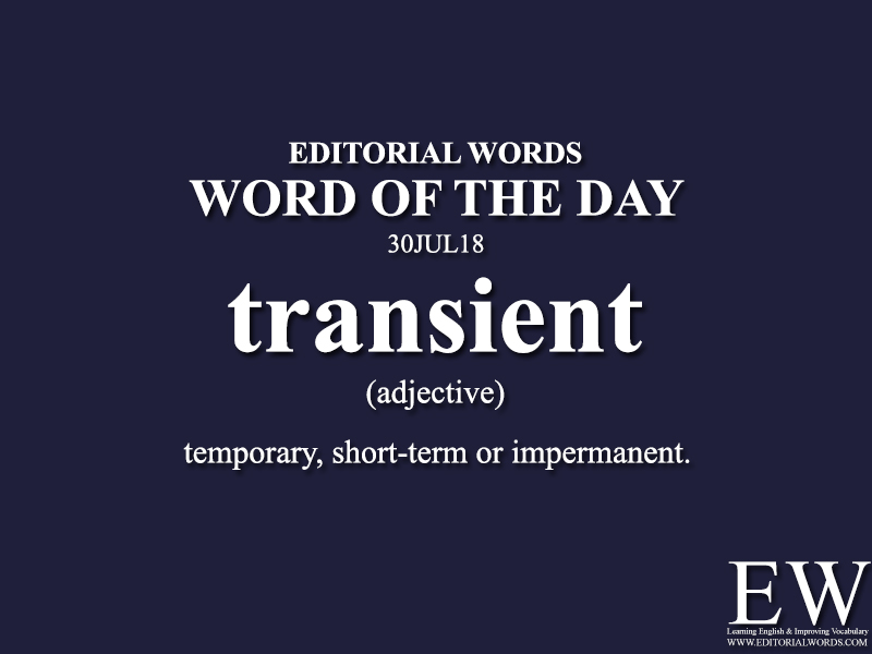  Word of the Day-30JUL18 - Editorial Words