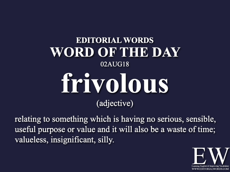 Word of the Day-02AUG18 - Editorial Words