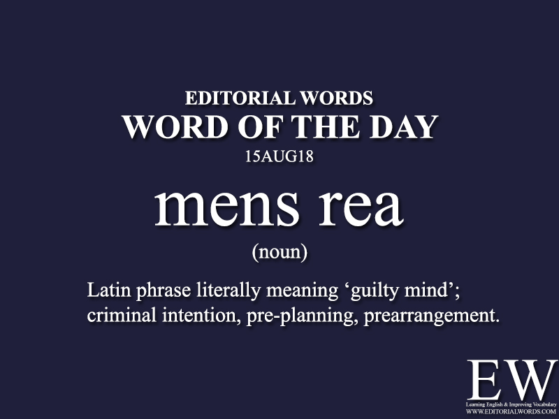 Word of the Day-15AUG18 - Editorial Words