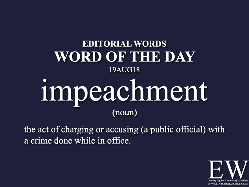 Word of the Day-19AUG18 - Editorial Words. 