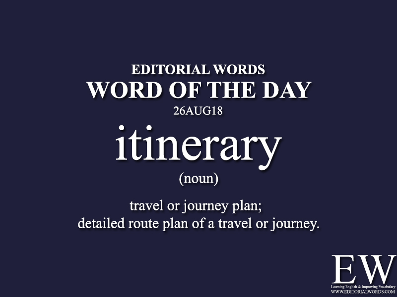Word of the Day-26AUG18 - Editorial Words