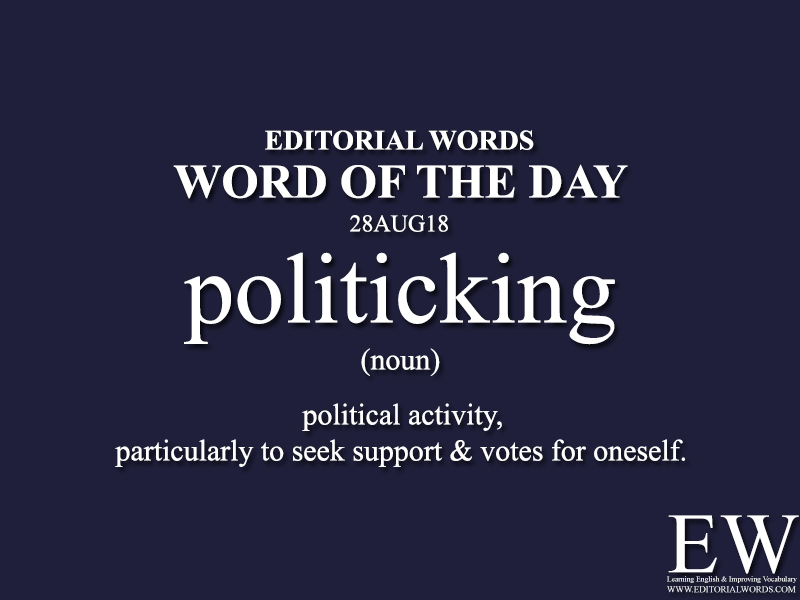 Word of the Day-28AUG18 - Editorial Words