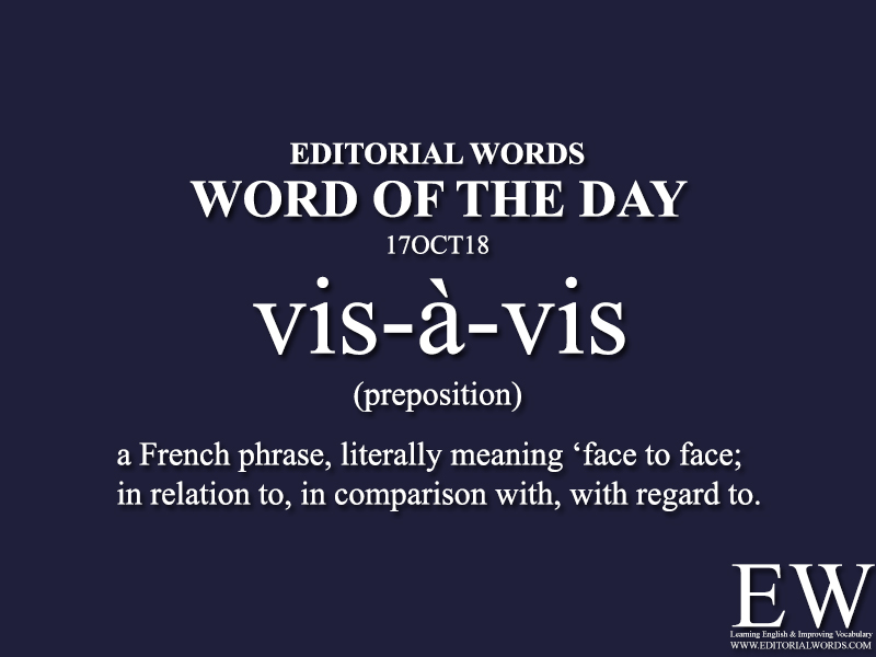 Word of the Day-17OCT18 - Editorial Words