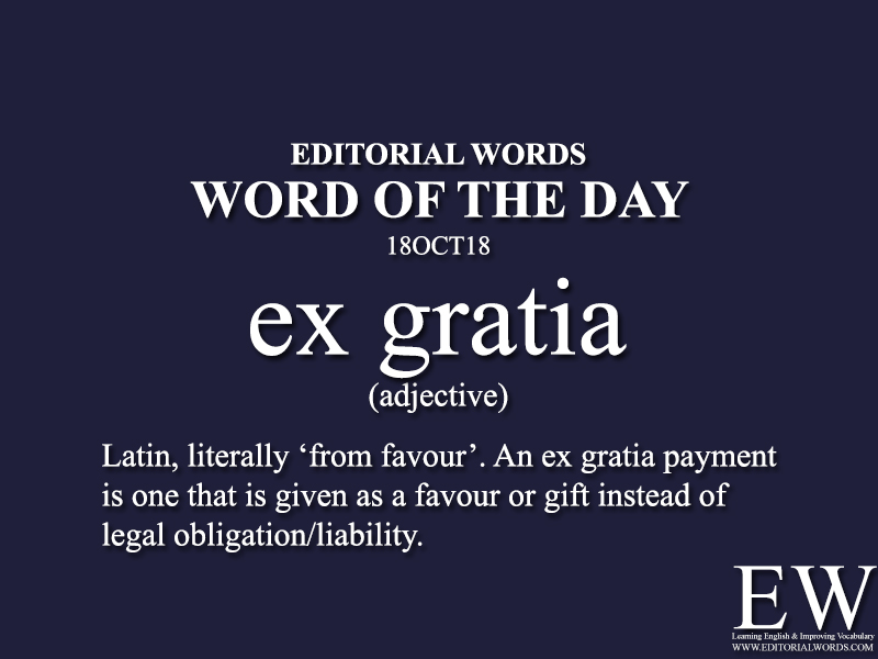 Word of the Day-18OCT18 - Editorial Words