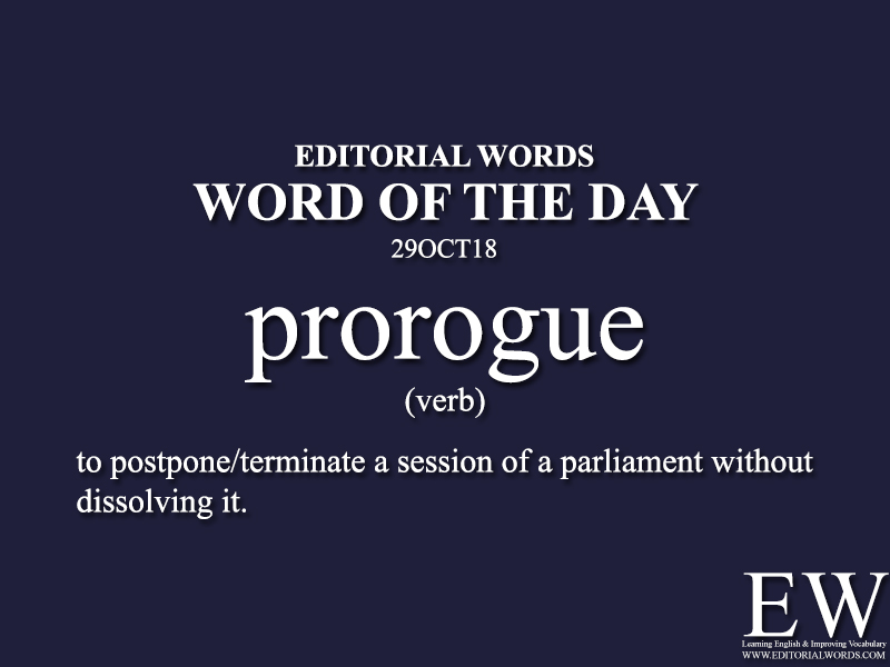 Word of the Day-29OCT18 - Editorial Words