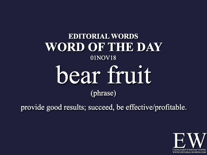 Word of the Day-01NOV18 - Editorial Words