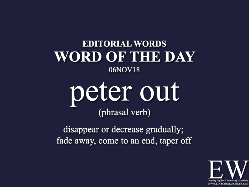 Word of the Day-06NOV18 - Editorial Words