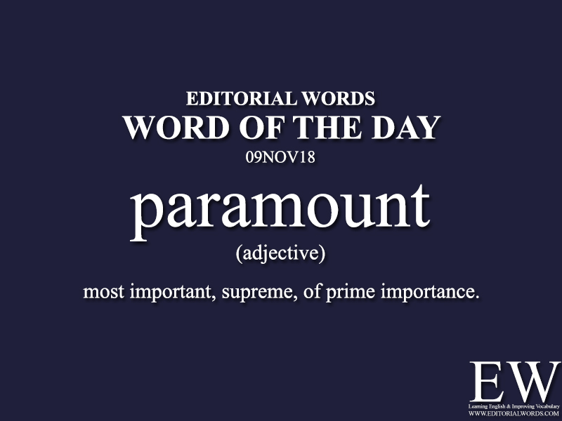 Word of the Day-09NOV18 - Editorial Words