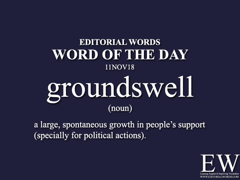 Word of the Day-11NOV18 - Editorial Words