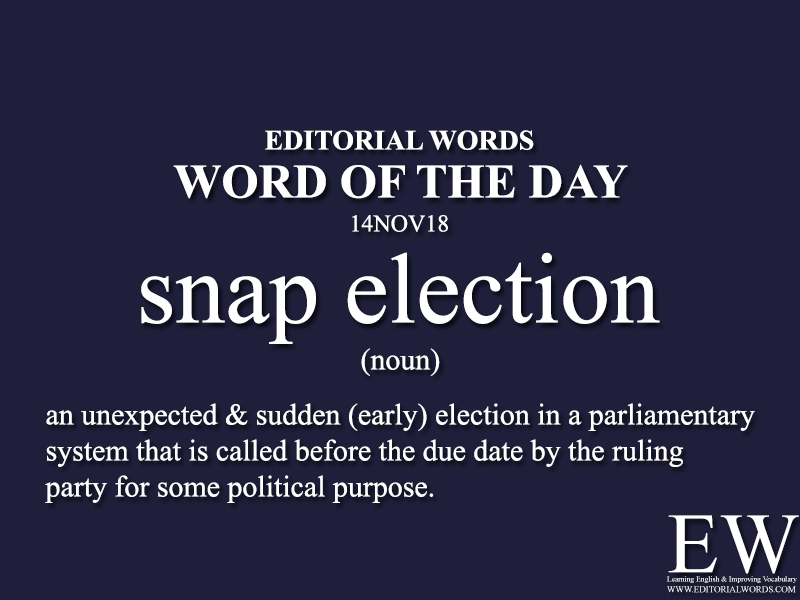 Word of the Day-14NOV18 - Editorial Words