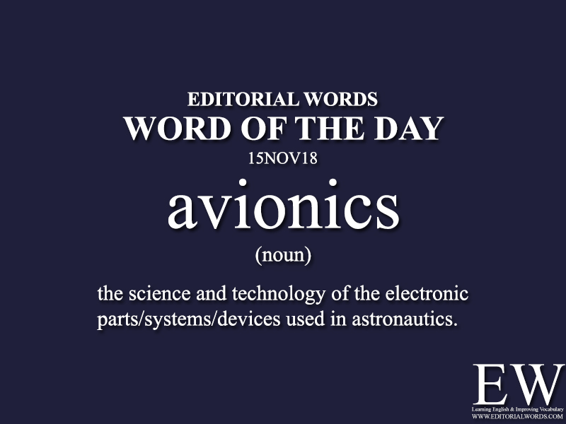 Word of the Day-15NOV18 - Editorial Words