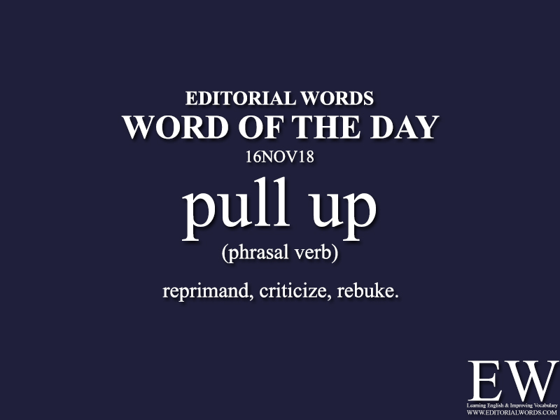 Word of the Day-16NOV18 - Editorial Words
