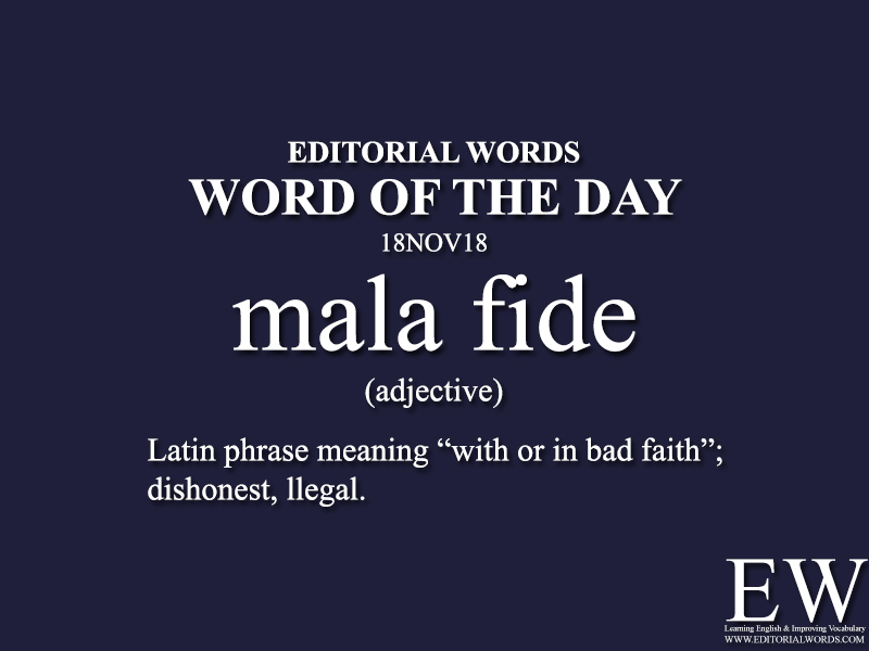 Word of the Day-18NOV18 - Editorial Words