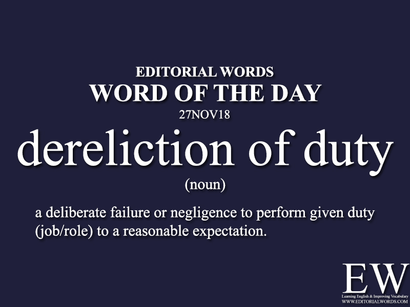 Word of the Day-27NOV18 - Editorial Words