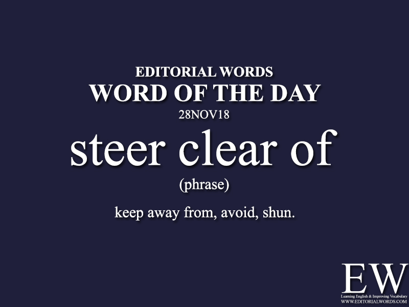 Word of the Day-28NOV18 - Editorial Words