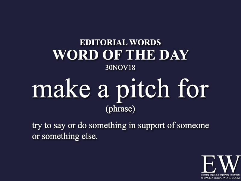 Word of the Day-30NOV18 - Editorial Words