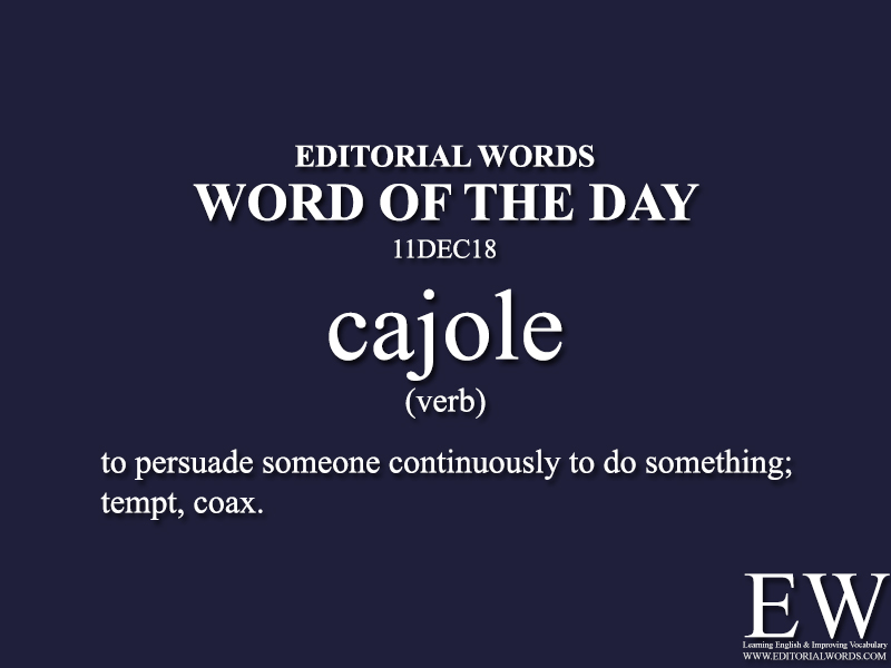Word of the Day-11DEC18-Editorial Words