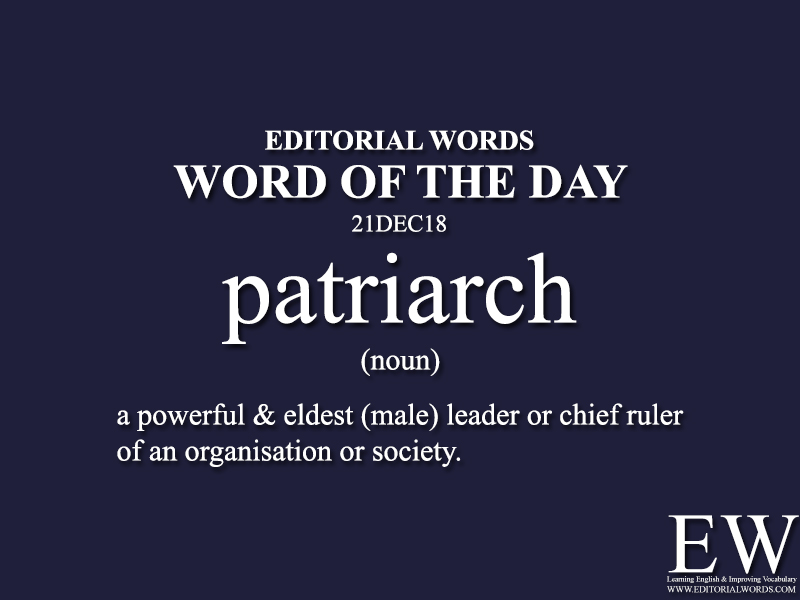Word of the Day-21DEC18-Editorial Words