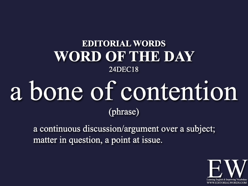 Word of the Day-24DEC18-Editorial Words