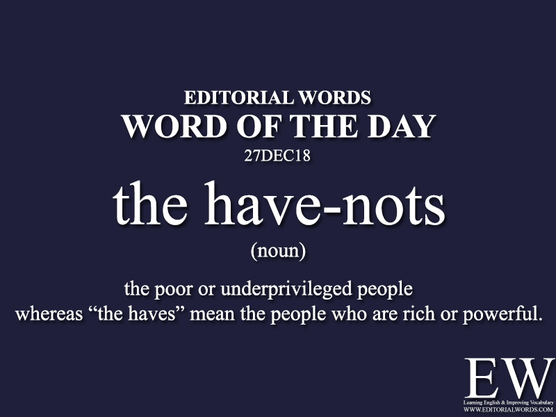 Word of the Day-27DEC18-Editorial Words