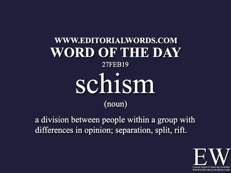 Word of the Day-27FEB19-Editorial Words