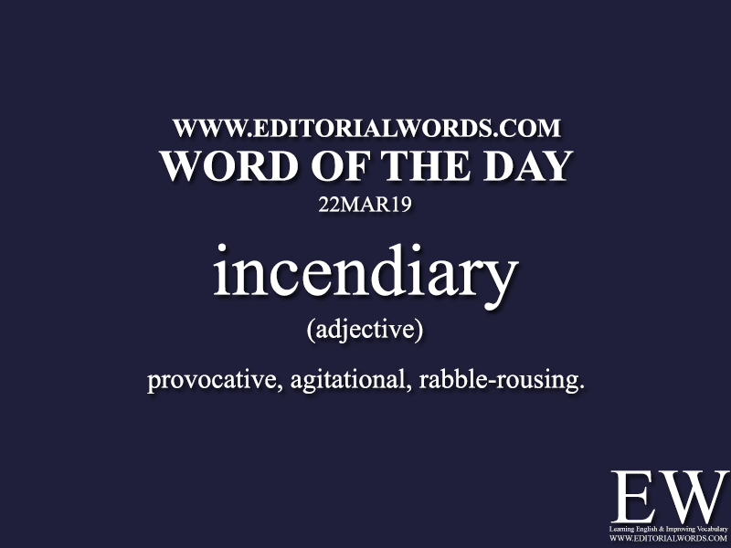 Word of the Day-22MAR19-Editorial Words