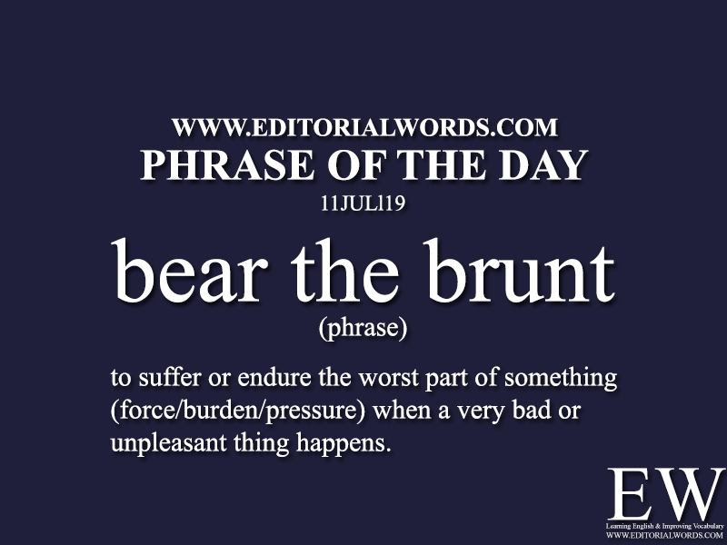 Phrase of the Day-11JUL19-Editorial Words