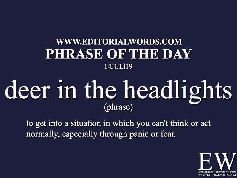 Phrase of the Day-14JUL19-Editorial Words