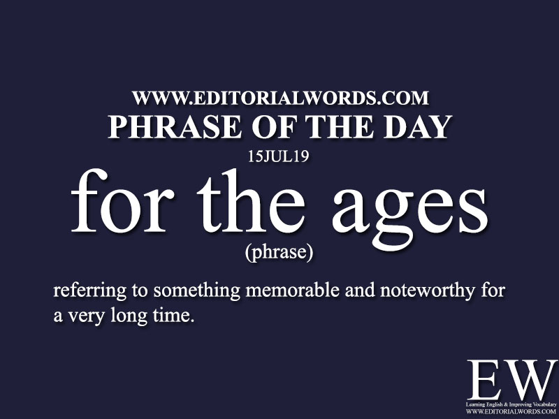 Phrase of the Day-15JUL19-Editorial Words