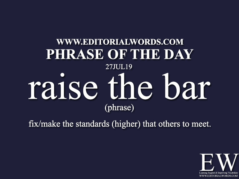 Phrase of the Day-27JUL19-Editorial Words
